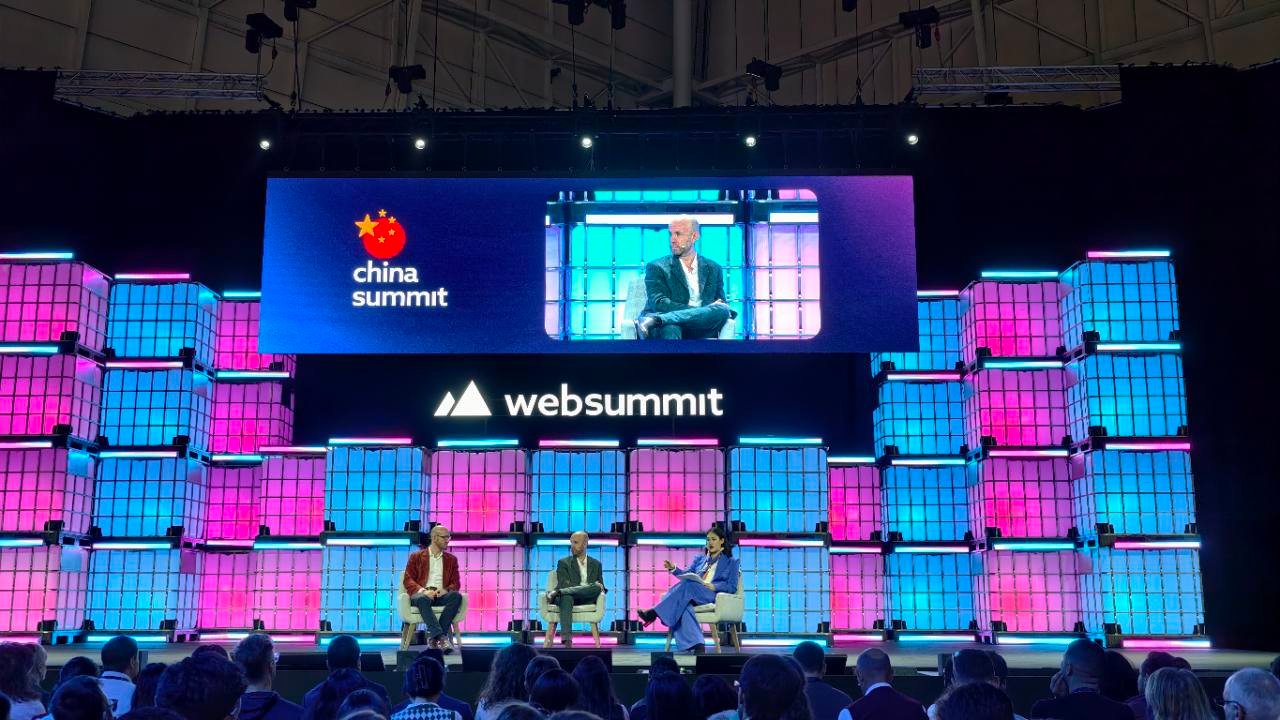 China Summit panel on stage at Web Summit